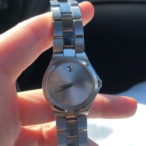 Silver Movado Watch